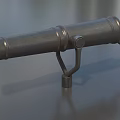 Artillery Cannon Battery Earth Artillery Cannon Ancient Artillery Tower Battery Cannon Simple Model Cannon Low Model Low Face Number Cannon Game Cannon Super Realistic Cannon 3d model