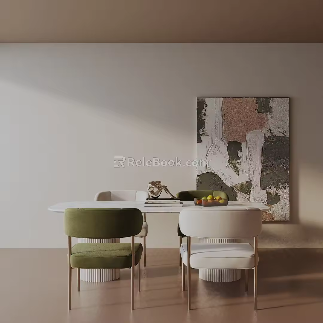 Table combination 3d model