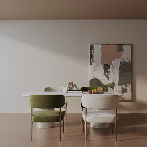 Table combination 3d model