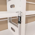 Digital Caliper Hardware Tool Clamped On White Shelf Vertical Horizontal Parts