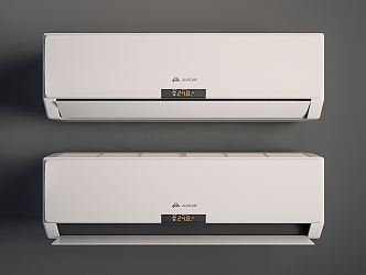 modern air conditioner wall-mounted air conditioner 3d model