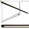 Modern Linear Pendant Light With Sleek Metal Finish For Contemporary Interior Design