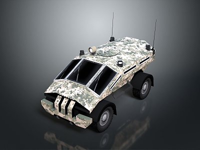 Bulletproof Car Armed Jeep Armed Car Armed Bulletproof Car Military Jeep Off-road Jeep Humvee 3d model