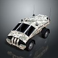 Bulletproof Car Armed Jeep Armed Car Armed Bulletproof Car Military Jeep Off-road Jeep Humvee 3d model