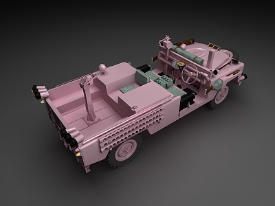 modern military armored vehicle 3d model