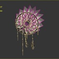 Dream Catcher Wind Chimes 3d model