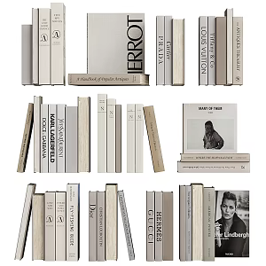Modern Books 3d model