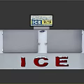 Milk Tea Shop Commercial Ice Machine With Digital Display And Ice Logo