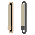 Modern Brass And Black Wall Lamps With White Cylindrical Illuminated Shades Mounted On Wall