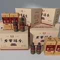 Liquor Luzhou Laojiao Liquor Packaging 3d model