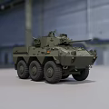 Type 87 reconnaissance warning vehicle 3d model
