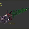 Innovative Smart Machine Bionic Fish With Flexible Segmented Body And Luminous Parts 3d model