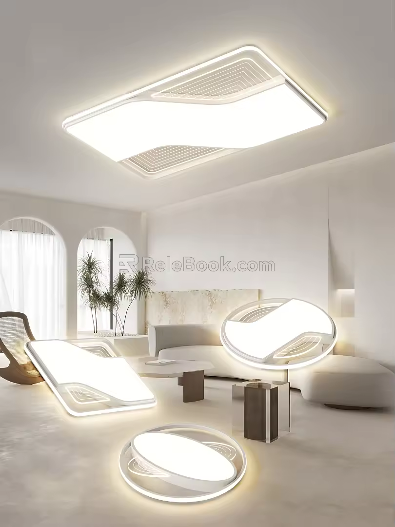 Modern ceiling lamp Simple ceiling lamp 3d model