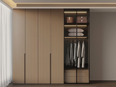 Italian Minimalist Wardrobe model