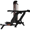 Seated Chest Press Fitness Machine with Adjustable Seat and Weight Stack for Strength Training