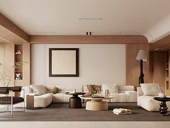 modern living room 3d model