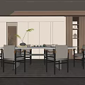 Modern Restaurant 3d model