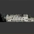 Detailed Ancient Roman Colosseum Model with Architectural Details and Natural Landscape