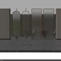 Modern Interior Design With Elegant Textured Glass Room Dividers And Gold Frames