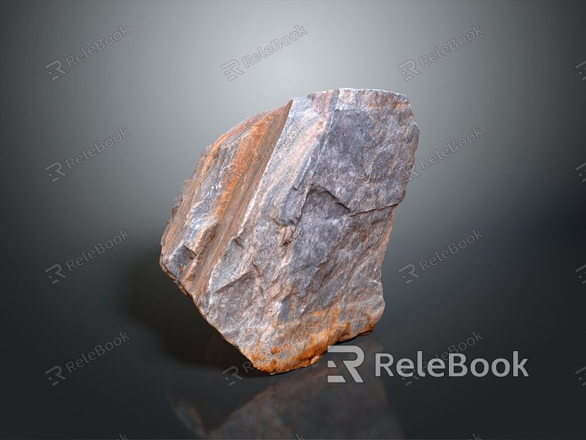 Rock Rock Block Rock Block Rock Specimen Boulder Big Stone Block Rock Stratum Rock Stratum Rock Stratum Rock model