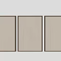 Set Of Three Modern Geometric Line Art Decorative Paintings For Home Interior Wall
