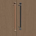 Modern cabinet door handle cabinet door handle long handle 3d model