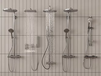 Other Bathroom Small Modern Shower 3d model