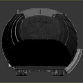 Futuristic Cylindrical Spacecraft Design With Textured Surface And Structural Details For Cosmic Exploration