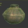 Rustic Handcrafted Ancient Brown Pottery Jar With Textured Surface And Decorative Protrusions