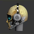 Sci-Fi Helmet Alien Helmet-Helmet High Tech Helmet Game Helmet 3d model