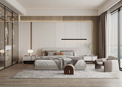 Modern Bedroom 3d model