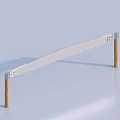 Industrial Handsaw With Metal Blade And Wooden Handles For Industrial Use