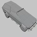Off-road version of the car 3d model