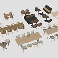 Various Modern Table And Chair Sets For Home Living Dining Areas