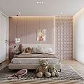 Modern Children's Room Daughter Room 3d model