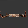 Vibrant Red Crab With Long Legs And Claws On Dark Background