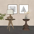 The combination of several corners of the silent wind 3d model