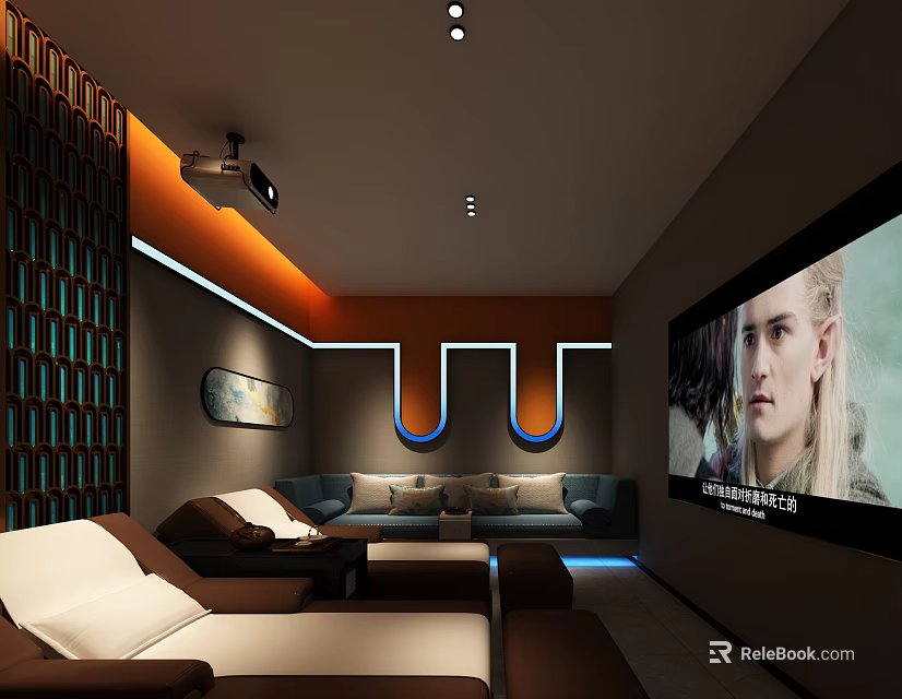 Luxury SPA Sauna Interior With Wooden Design Steam Room And Relaxing Seating 3d model 