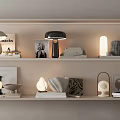 Modern Table Lamp Table Lamp Combination Book Ornaments Table Lamp Ornaments 3d model