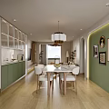 Cozy Natural Wood Tone Integrated Living And Dining Room Modern Home Interior Design