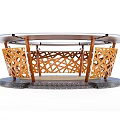 Landscape pavilion post station display pavilion 3d model