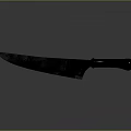 Ornate Decorative Knife Featuring Bloodstains On Sharp Blade And Intricate Handle