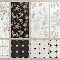Stylish Floor Tiles Showcasing Floral Patterns Geometric Designs And Multiple Color Variations