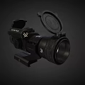 Red Dot Rifle Sight 3d model