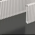 Modern White Radiators Stylish Interior Home Heating Essential Household Appliances