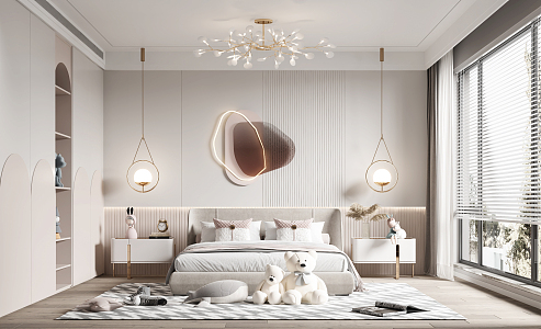 Modern Children's Room 3d model