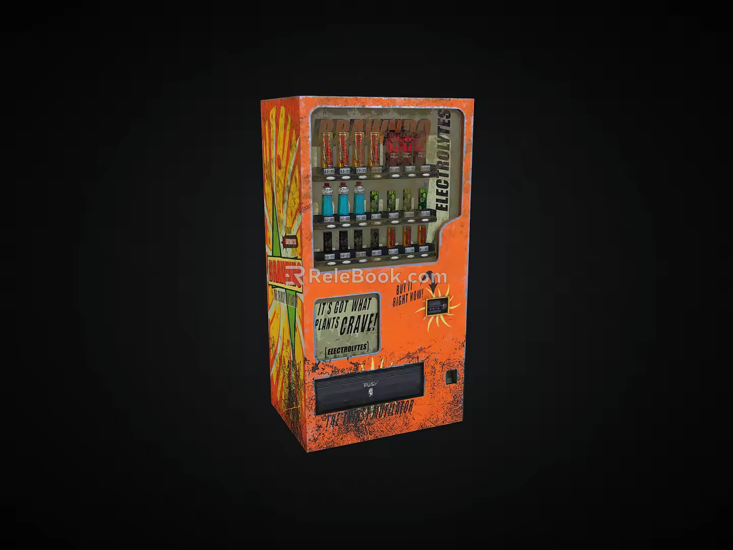 Old Vending Machine 3d model