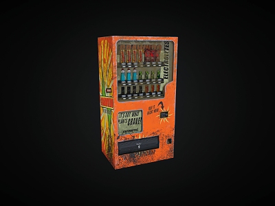 Old Vending Machine 3d model