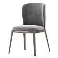 Modern Beige Upholstered Leisure Chair With Sleek Wooden Legs And Comfortable Backrest