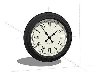 Modern Clock 3d model